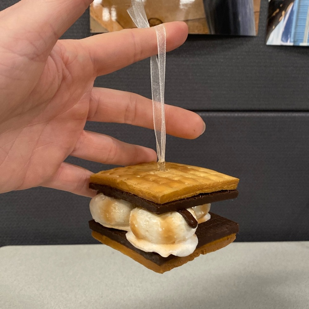 Smores Christmas Ornament Realistic Food Festive